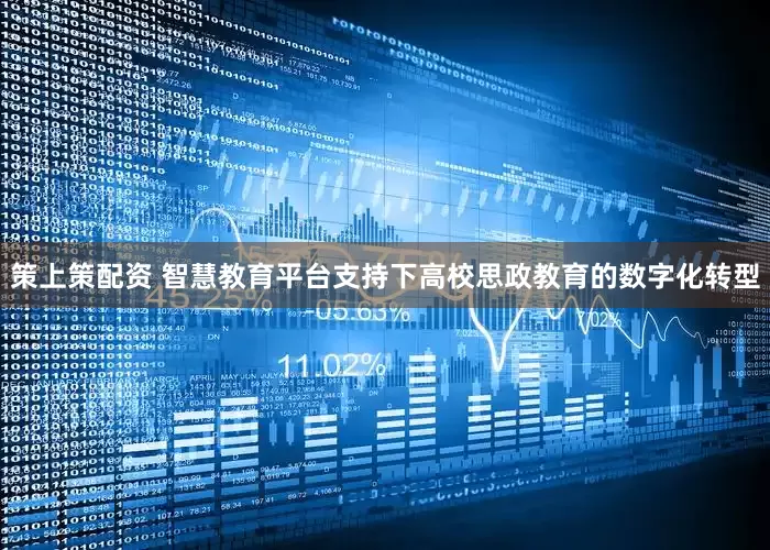 策上策配资 智慧教育平台支持下高校思政教育的数字化转型