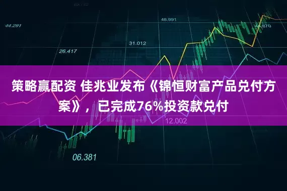策略赢配资 佳兆业发布《锦恒财富产品兑付方案》，已完成76%投资款兑付
